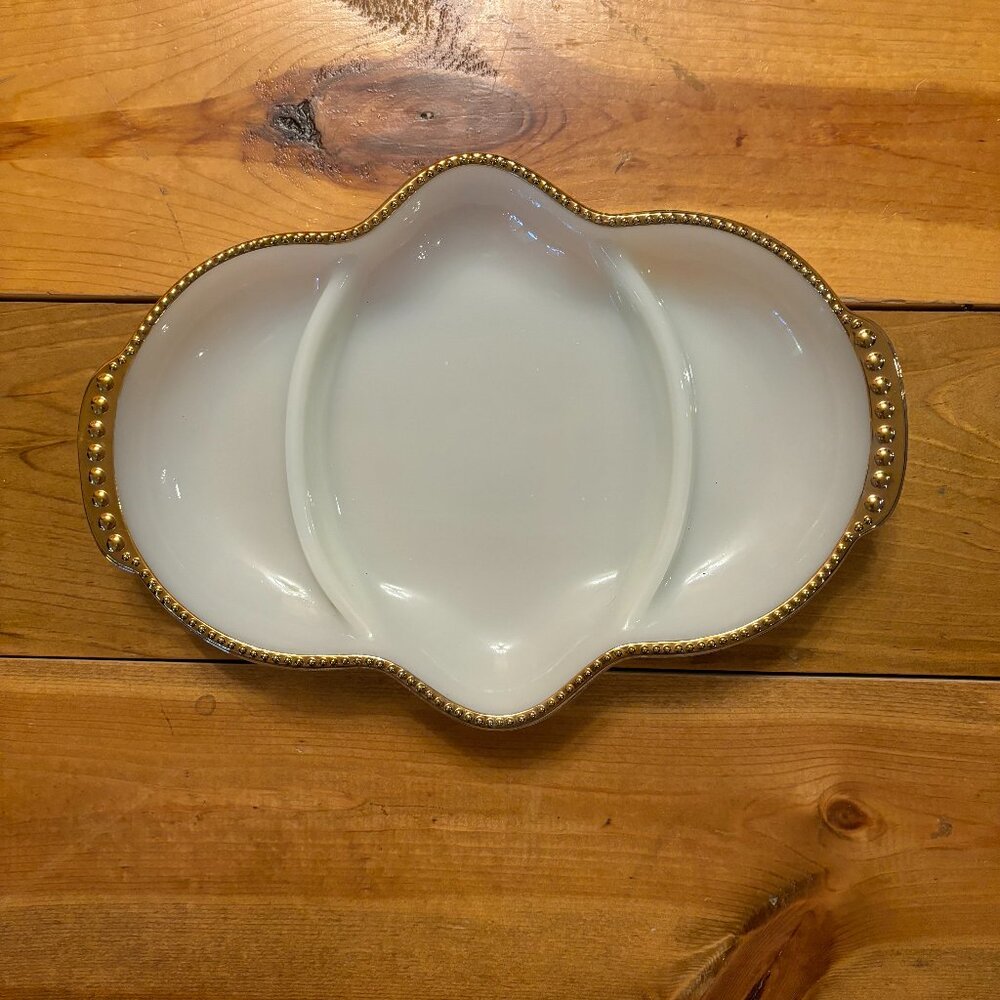 Fireking Divided Serving Dish